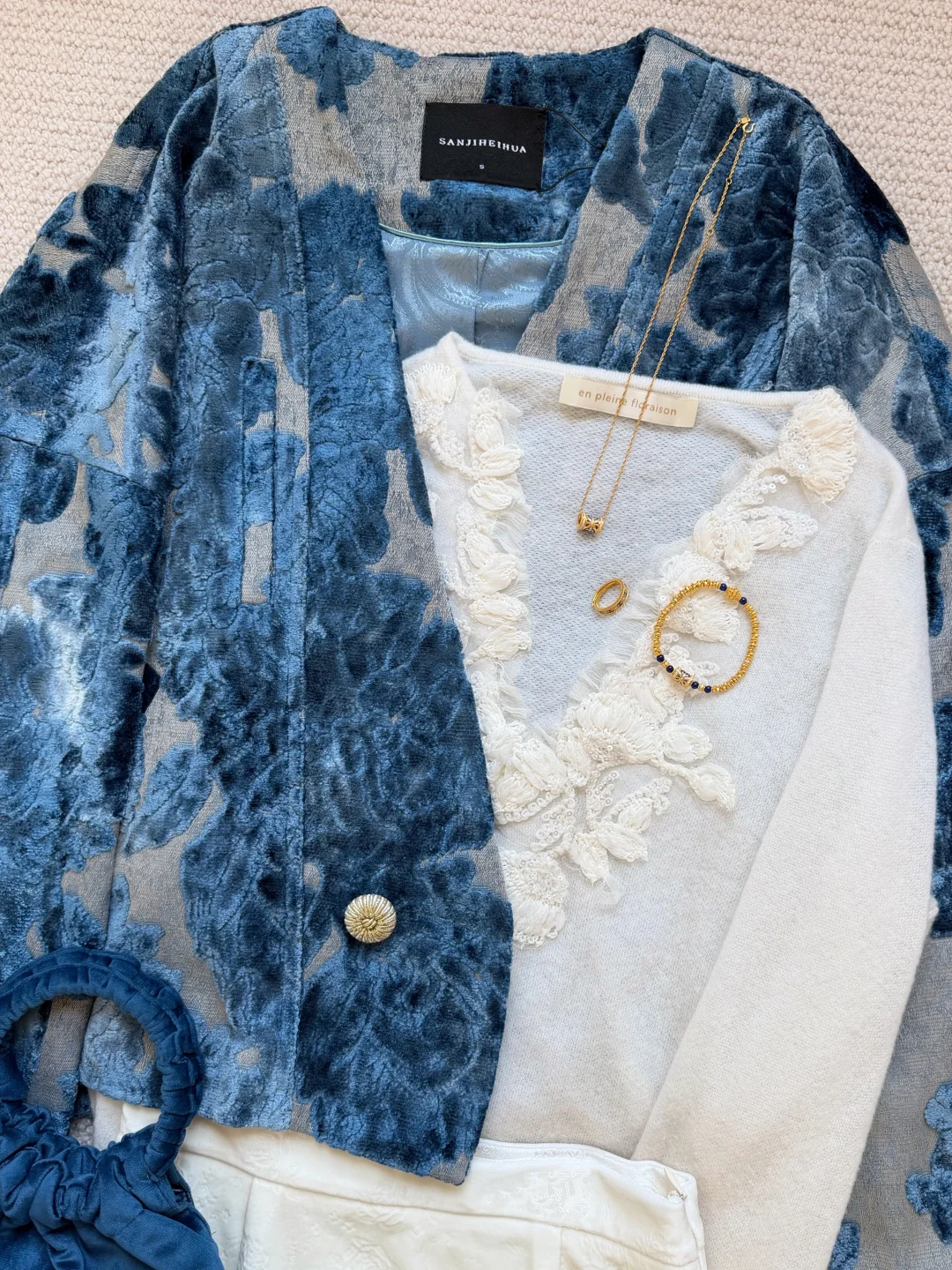 开春穿搭｜新中式的矜贵感拿捏了💙✨