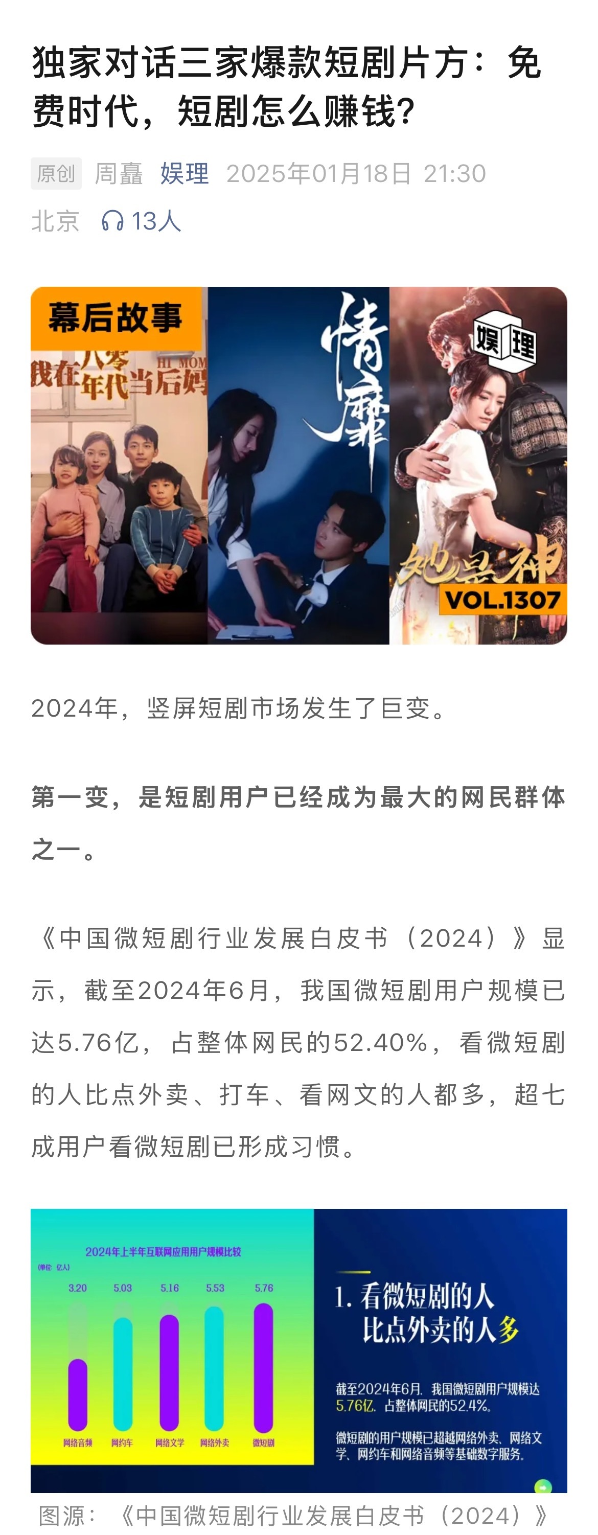 短剧爆款演员片酬涨了五六倍  后妈团队做短剧版小巷人家  2025年1月，听花岛