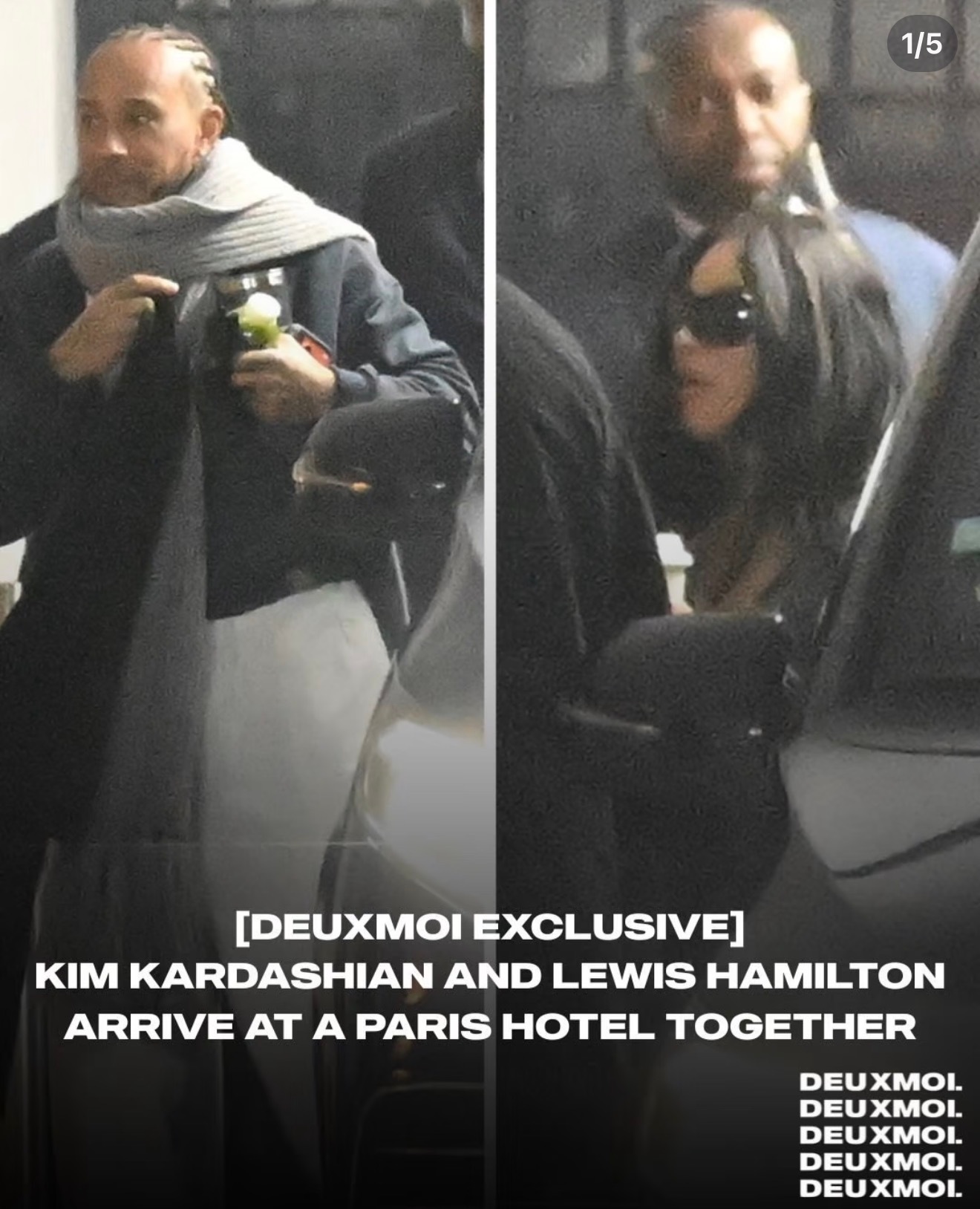 我了个豆，汉密尔顿和卡戴珊居然来真的啊共住一个酒店被拍到。F1 wags最严厉的