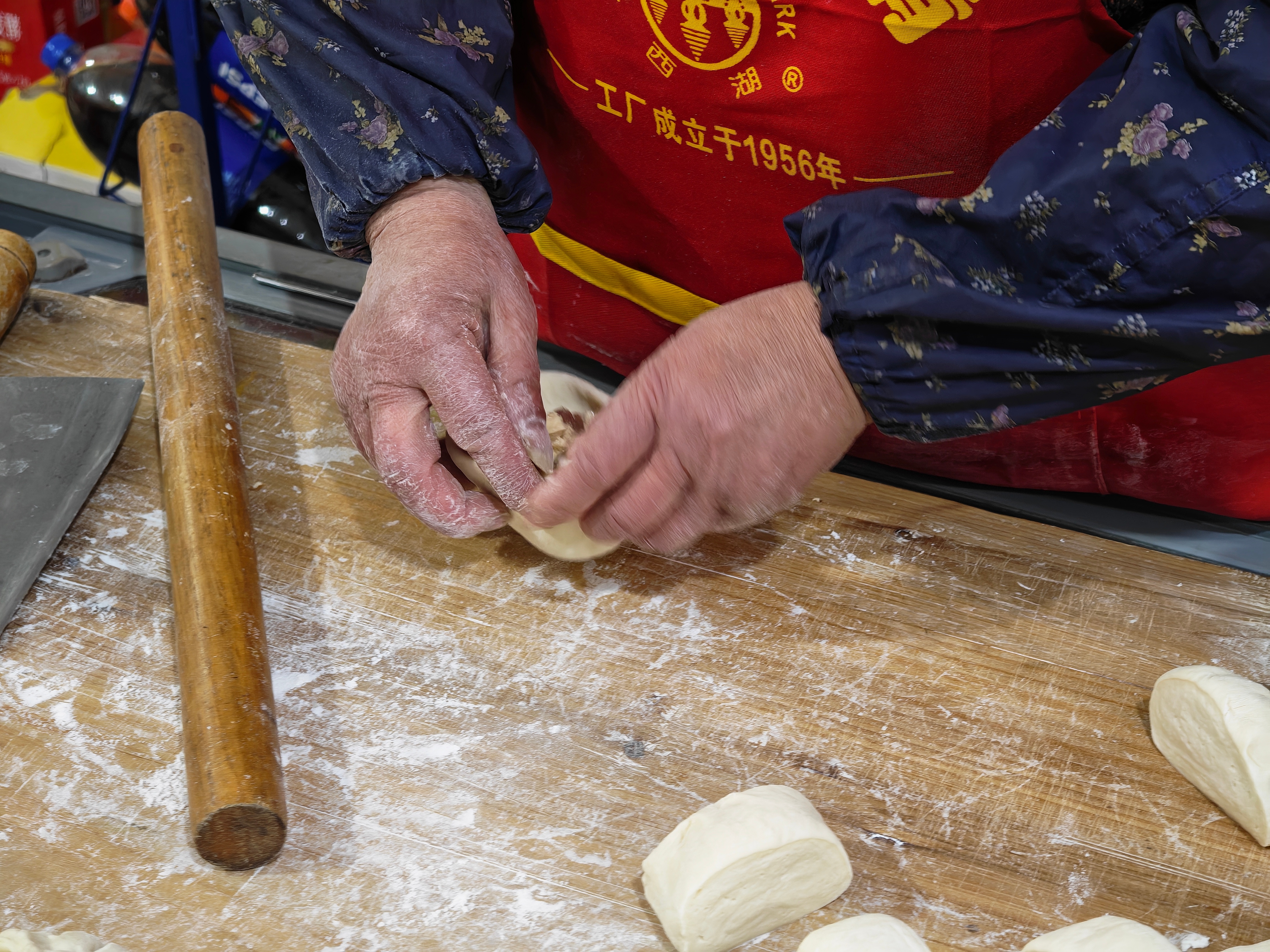 柴火烧的丽水豆腐包 绝对顶！