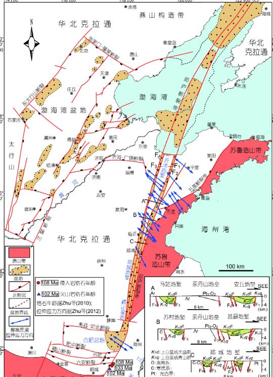 张渤地震带（北京、河北和天津）