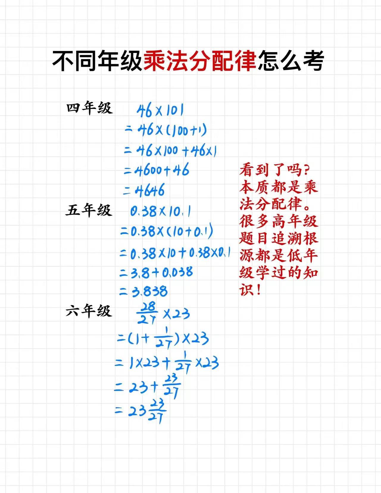 小学数学简便运算知识点。数学思维