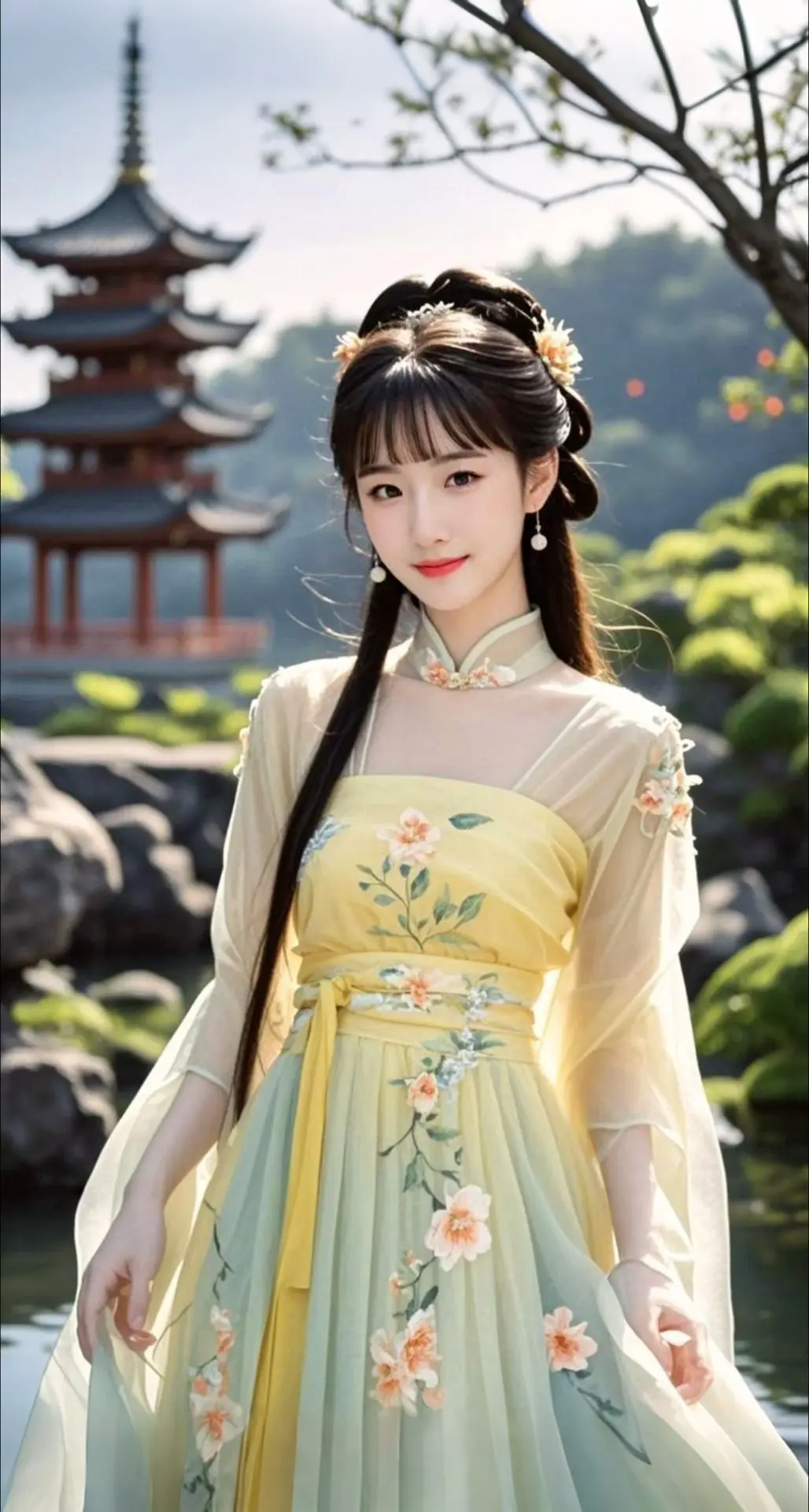 AI扩图 AI江南雅韵