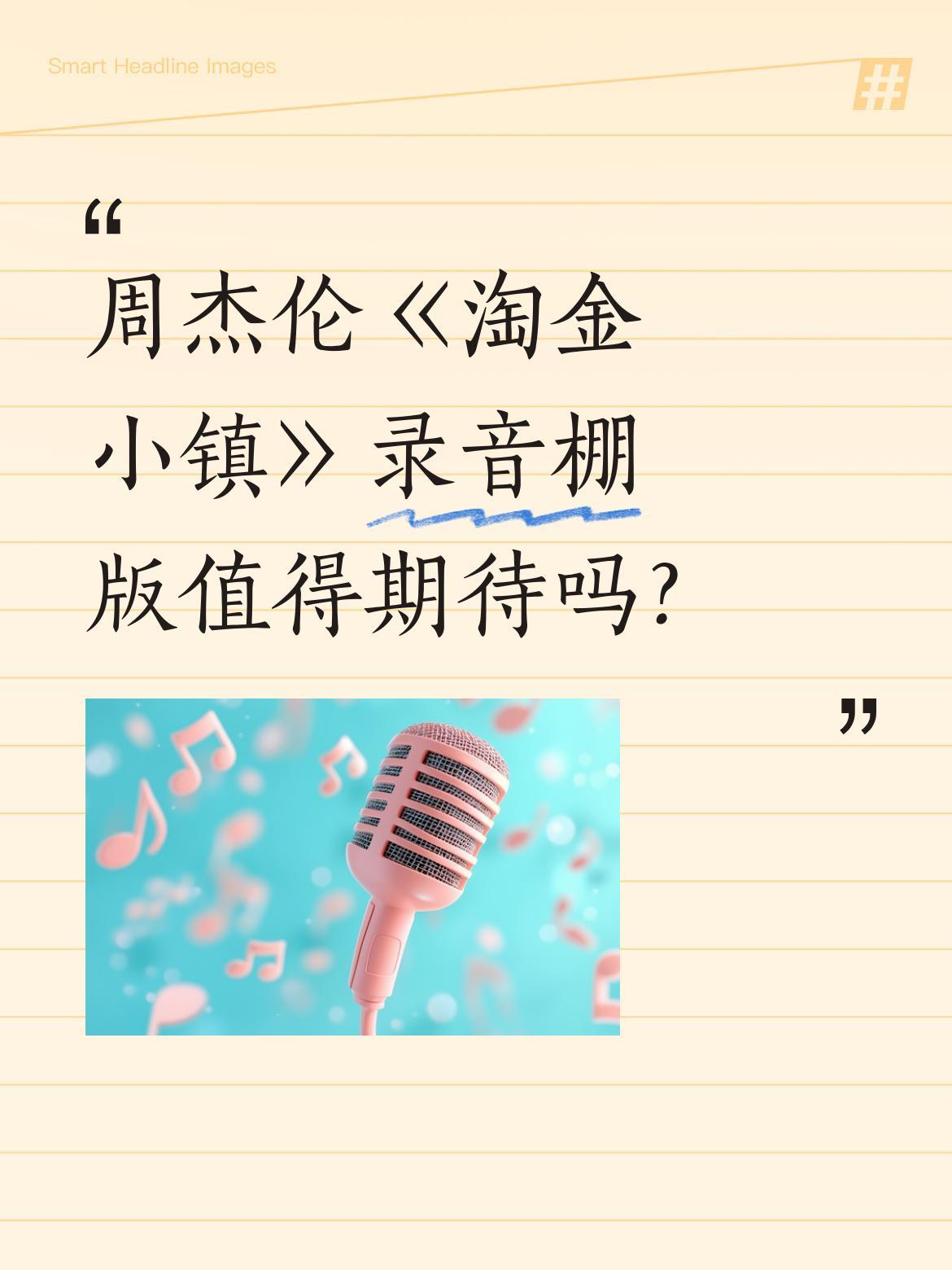 周杰伦《淘金小镇》录音棚版值得期待吗？
最近有消息称周杰伦新歌《淘金小镇》将在百