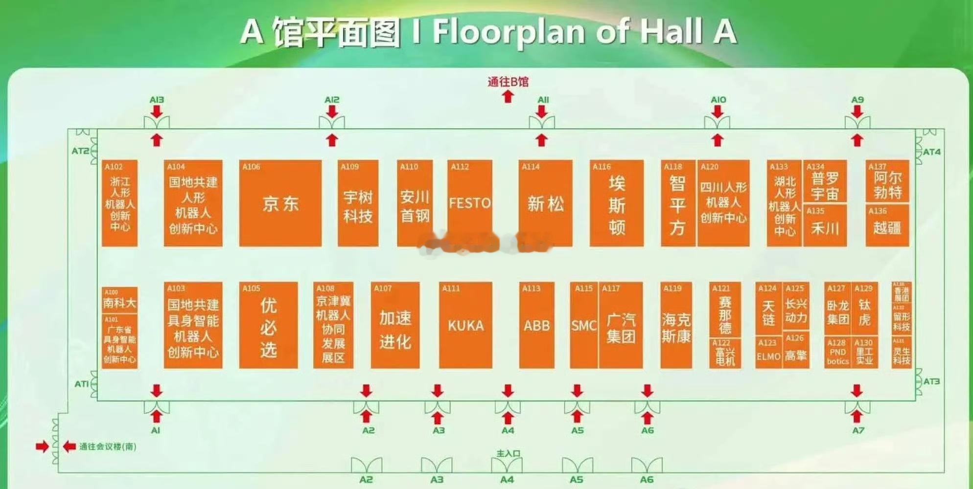 “世界机器人大会”即将开场！头部品牌都到了。展位越大，这次带来的产品料会越多。 