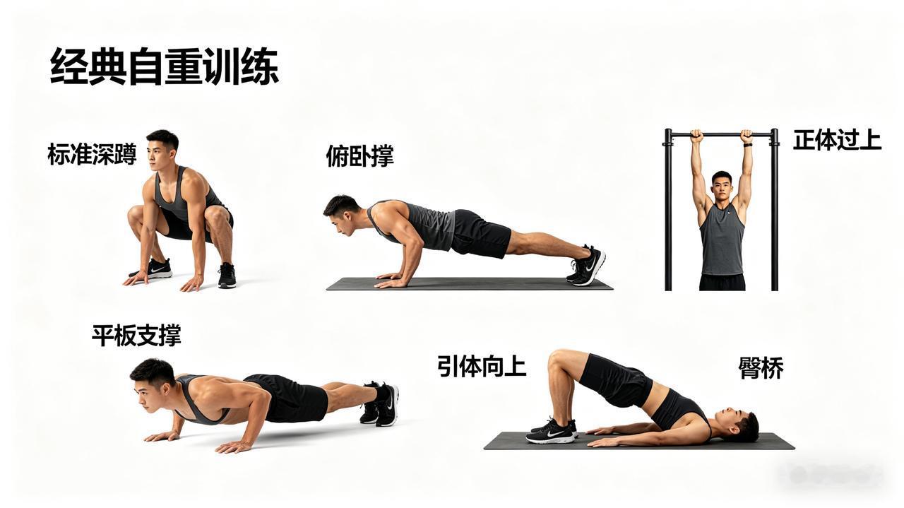自重训练才是普通人的天花板，零成本练出好体态

经常有友友私信问我：到底什么是自