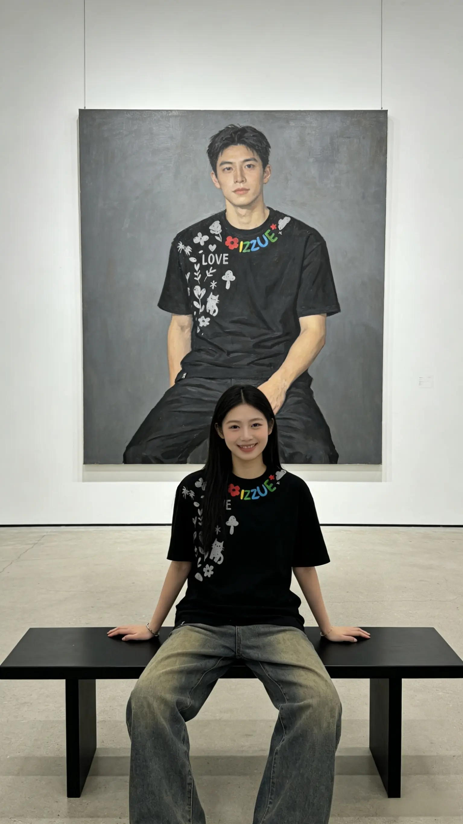 美式 潮流穿搭 短袖t恤 男女同款 情侣装