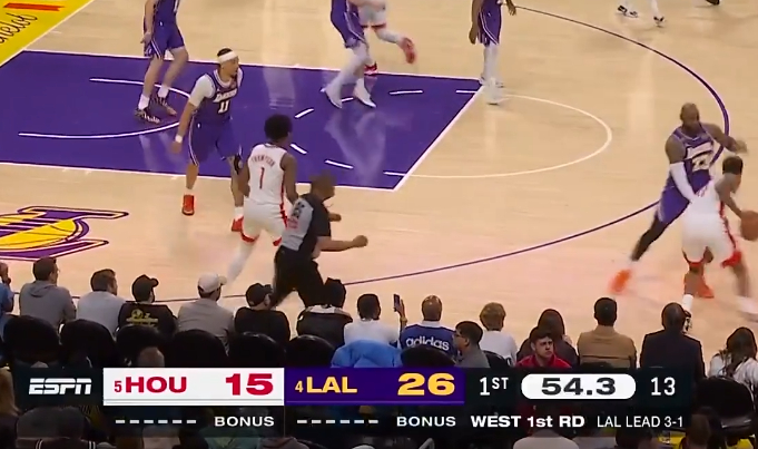 从洛杉矶游到休斯敦 需要几天？ 火箭vs湖人nba季后赛