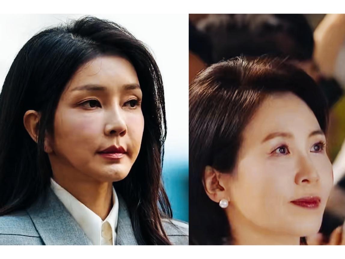 金建希和金惠景两人如果只看脸部的话，谁更代表了自然美呢？
金建希和金惠景两人脸部