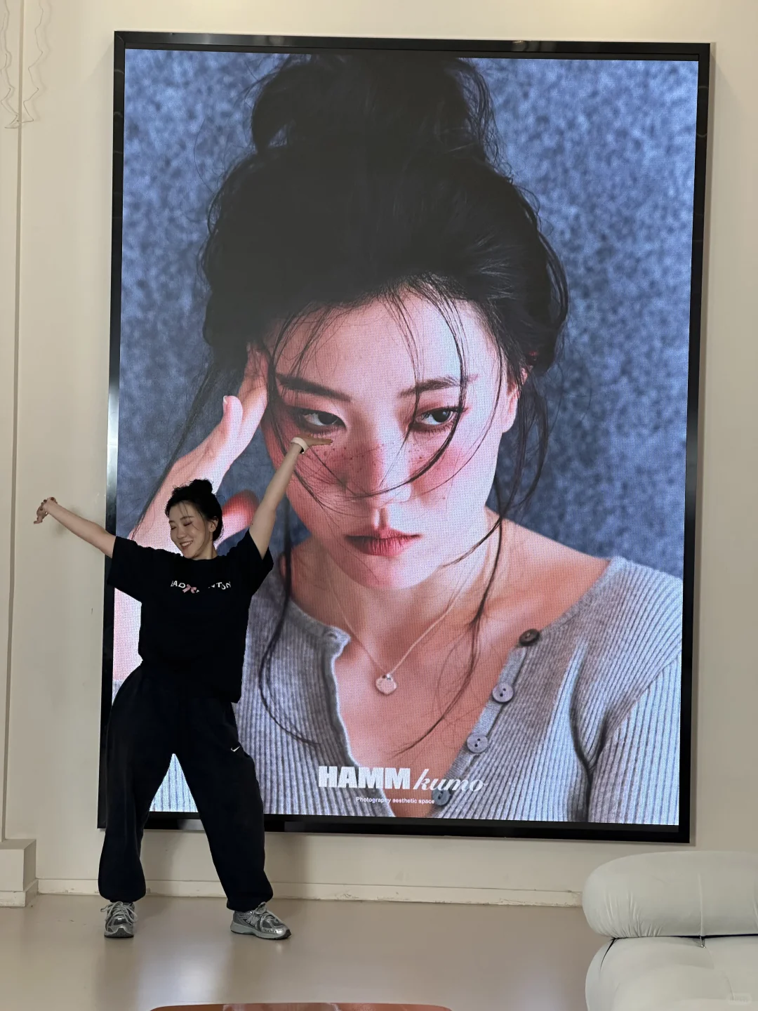 羽毛球运动员不打球了🏸今天当女明星