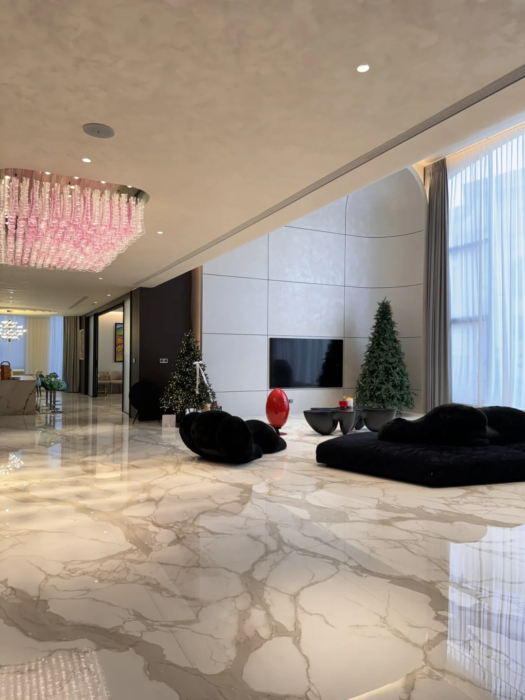 从早装到晚的圣诞树🎄一颗两米一颗三米