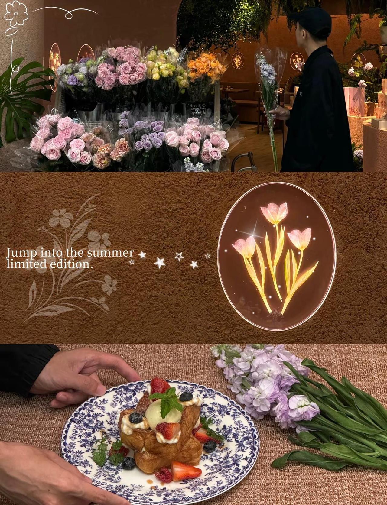 广州新店💐在满是绿植的花房里吃漂亮饭。🏠：花厨CAFE🚇：石牌桥广州新店 