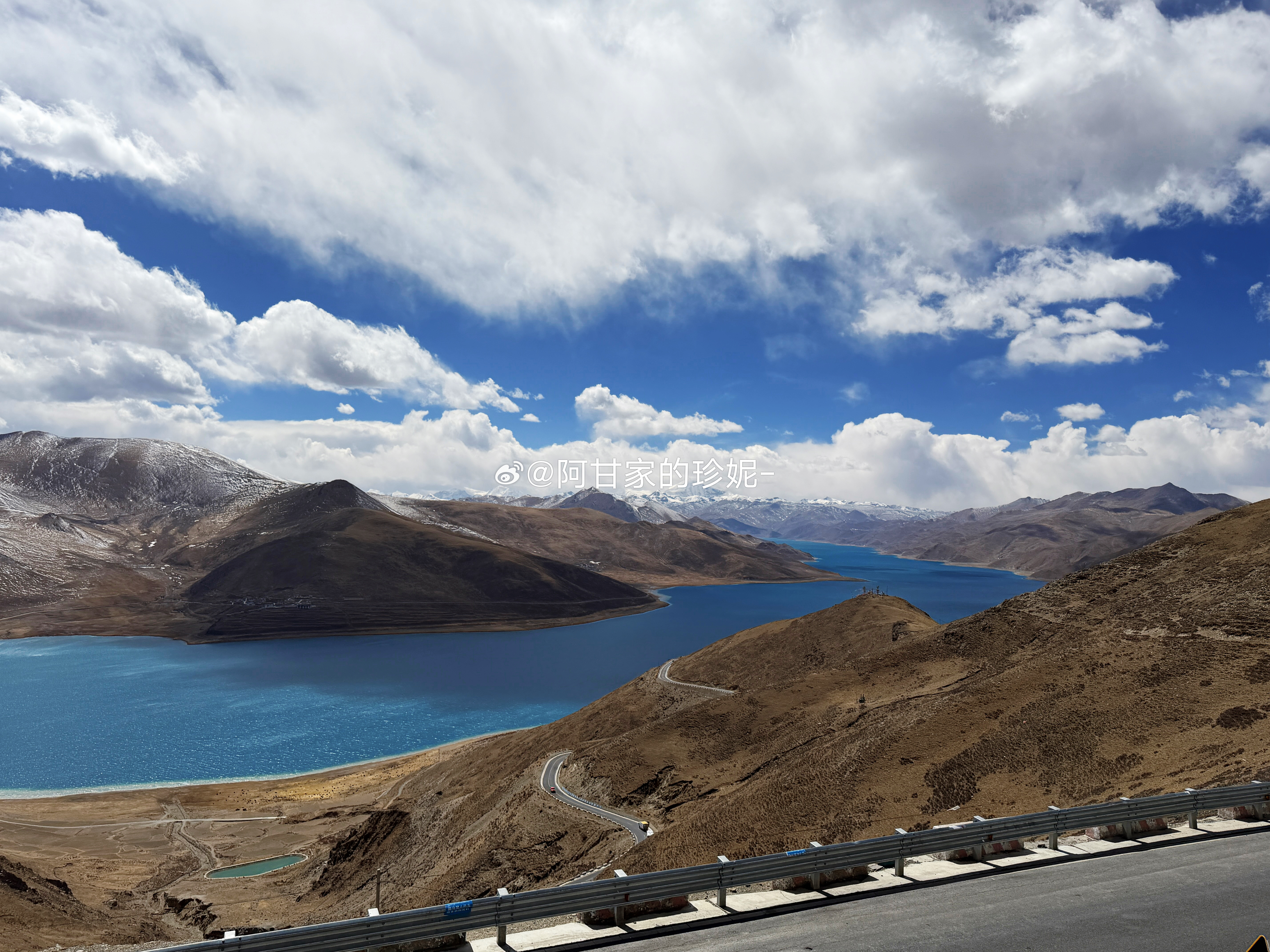 真美 就是怕高反晕倒太胖没人抱的起我 🤣 山南·羊卓雍措景区