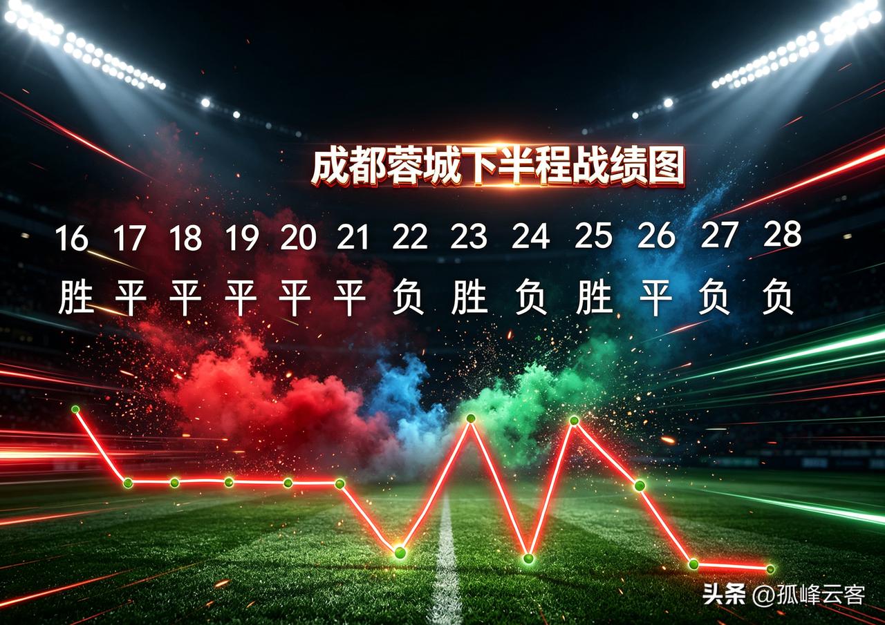 成都蓉城走到今天被中超集体合围的地步，绝非天灾妥妥的人祸！
1、下半蓉城的三场胜