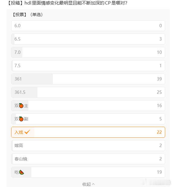 发现个有意思的投票