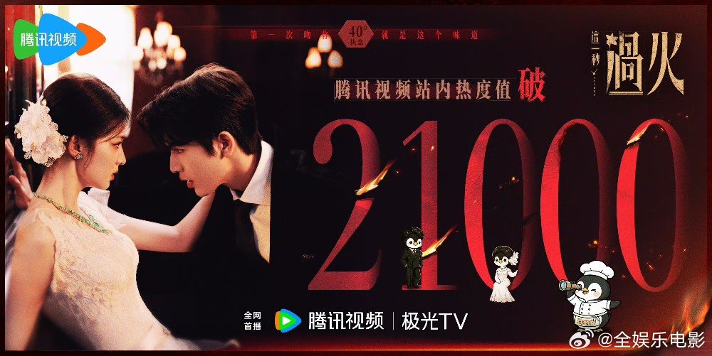 这一秒过火反响 《这一秒过火》今日开播，王楚然张凌赫顶级待遇，剧情很有短剧爽感，