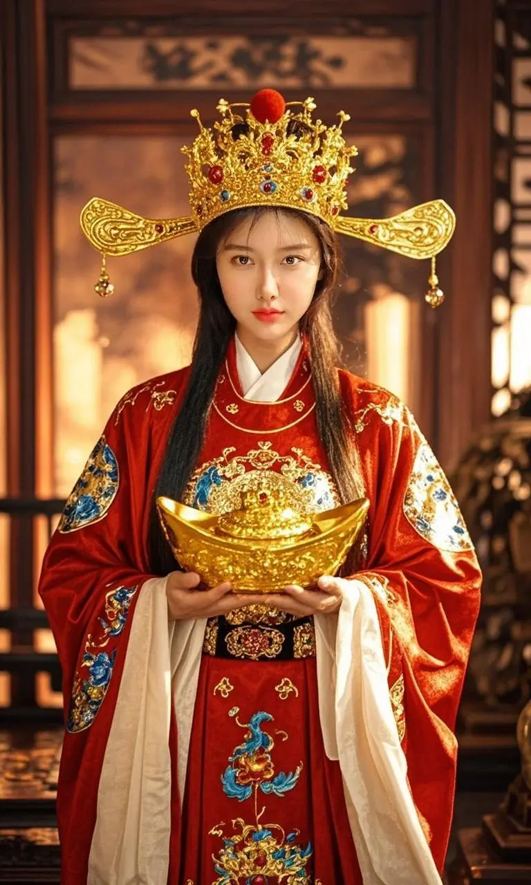 财神佳人 清纯甜美 换个角度发现美 一张初恋脸 转身就进封神榜了