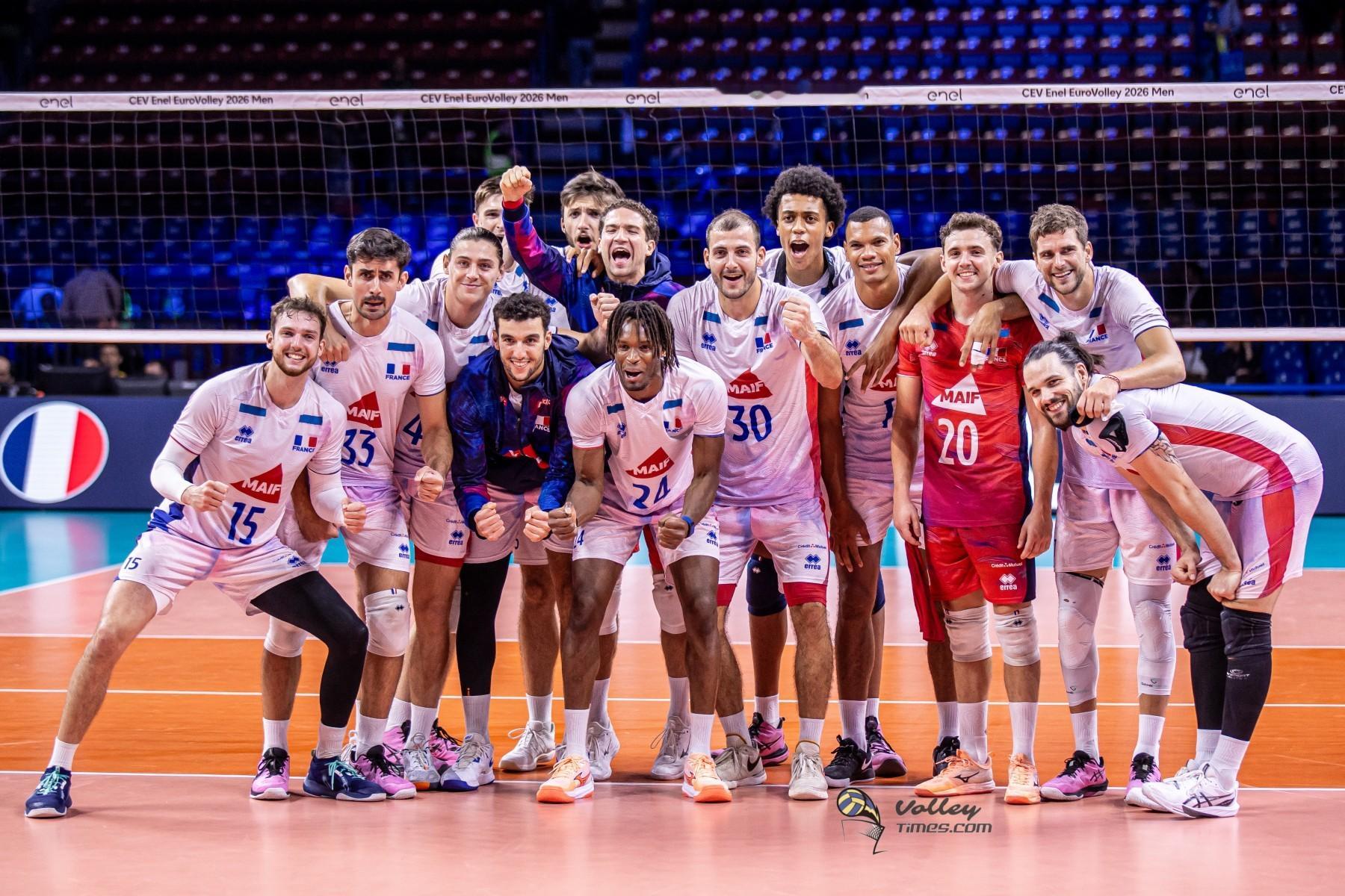 2026欧锦赛半决赛 法国🇫🇷男排图集²决赛加油！！ 图源📸：Cev官网 