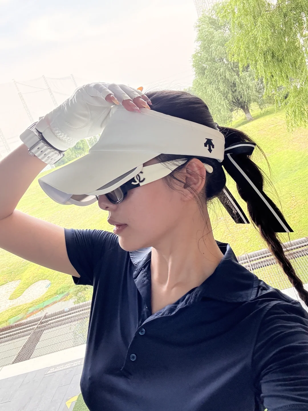 🌟解锁超绝下颚线！高尔夫练习场1号木打卡！✨