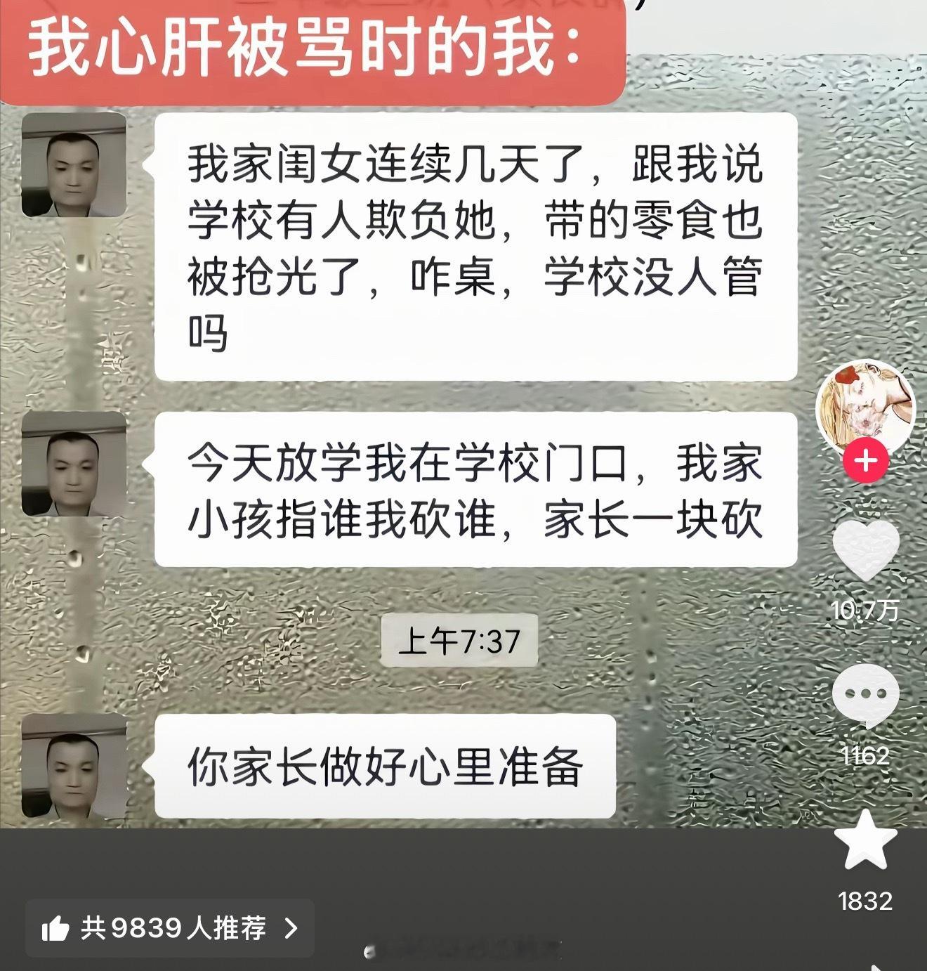 当有人欺负我女儿时be like 