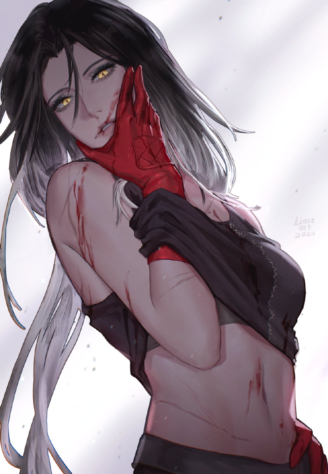 《无期迷途》官推分享了一张来自画师「Lc_yubin_」的优秀同人作品。利刃出鞘