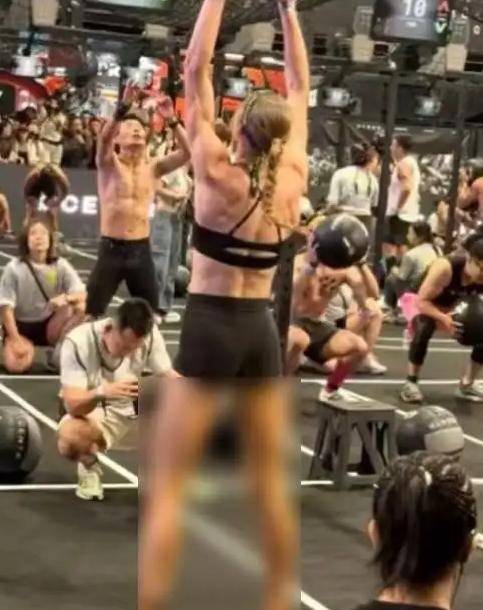 吐一口痰要罚时，拉在赛道上反而免罚？
 
9月12日HYROX北京站，女选手失禁