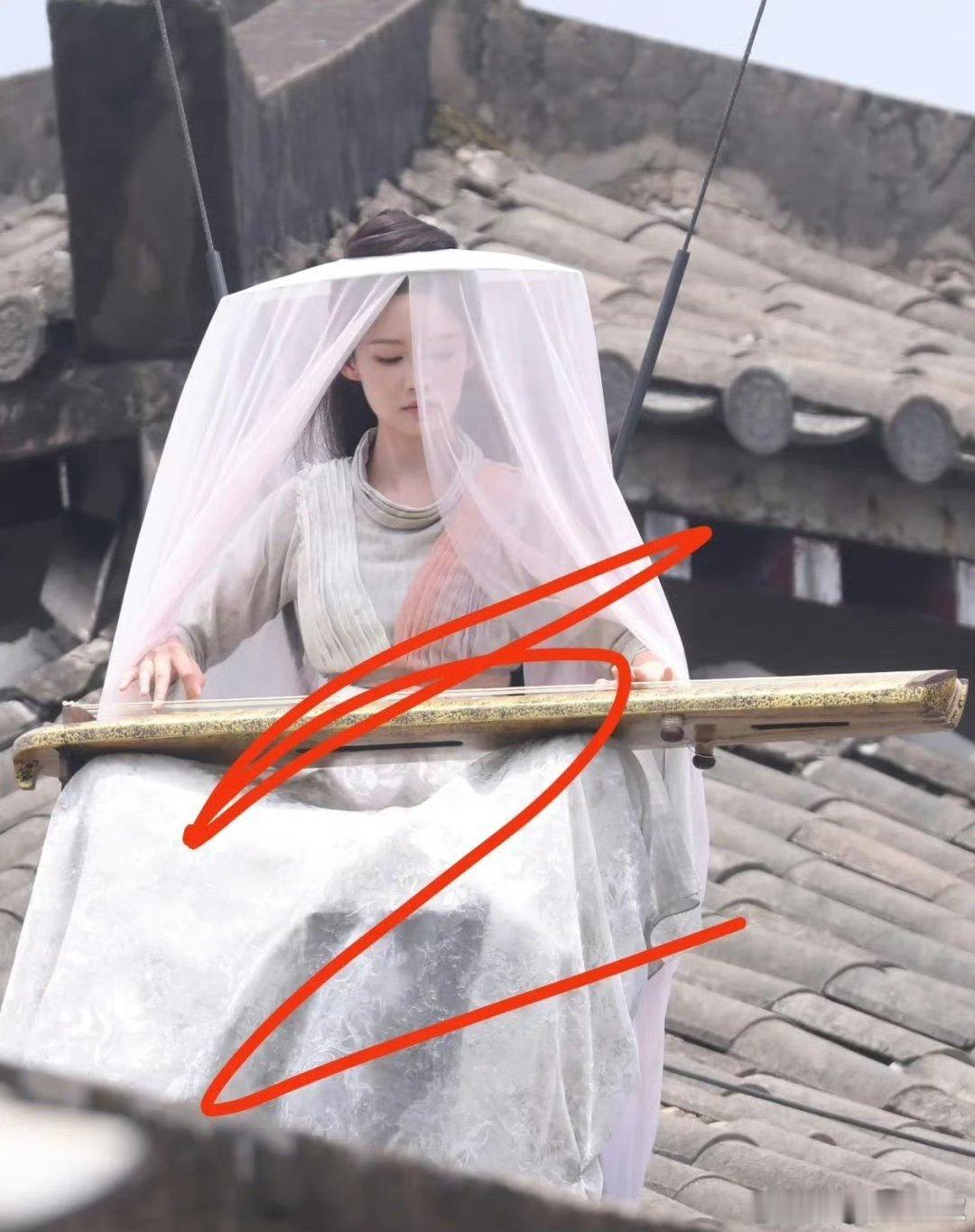 李沁新剧路透，看着就是仙仙的人设 ​​​九重天上的仙女下凡 ​​​