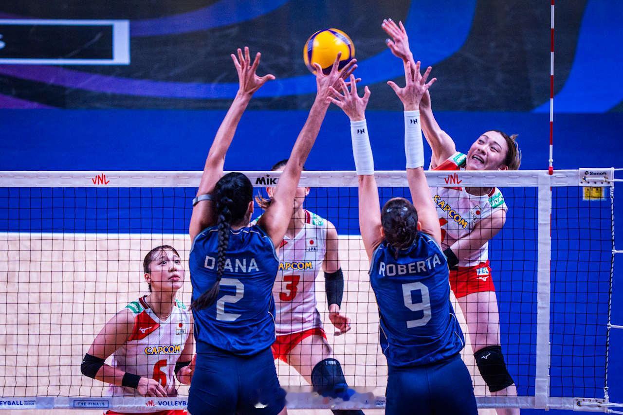 2026年世界女排联赛总决赛1/4决赛，巴西女排3比1日本女排（24-26 25