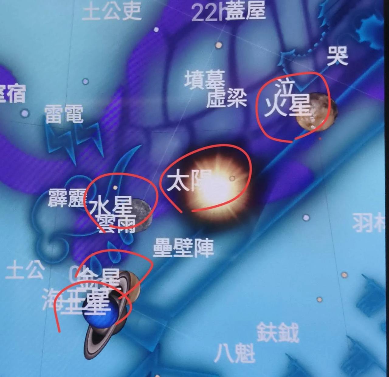 天赦日早上8点30分实时天象，火星，太阳，水星，金星，海王星，重叠引力超级强。