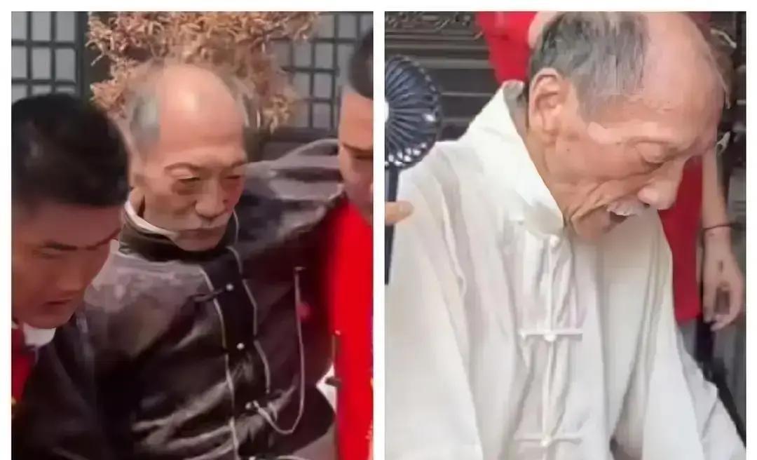 袁祥仁在横店拍《红嫁衣》时亲自示范谭腿，突然脸色发青倒地，手里还攥着分镜纸。
7