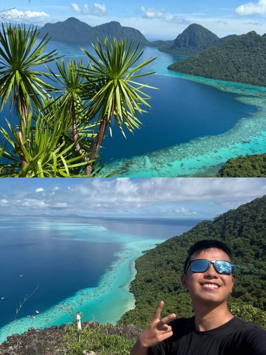希望78岁还能有体力来仙本那爬山