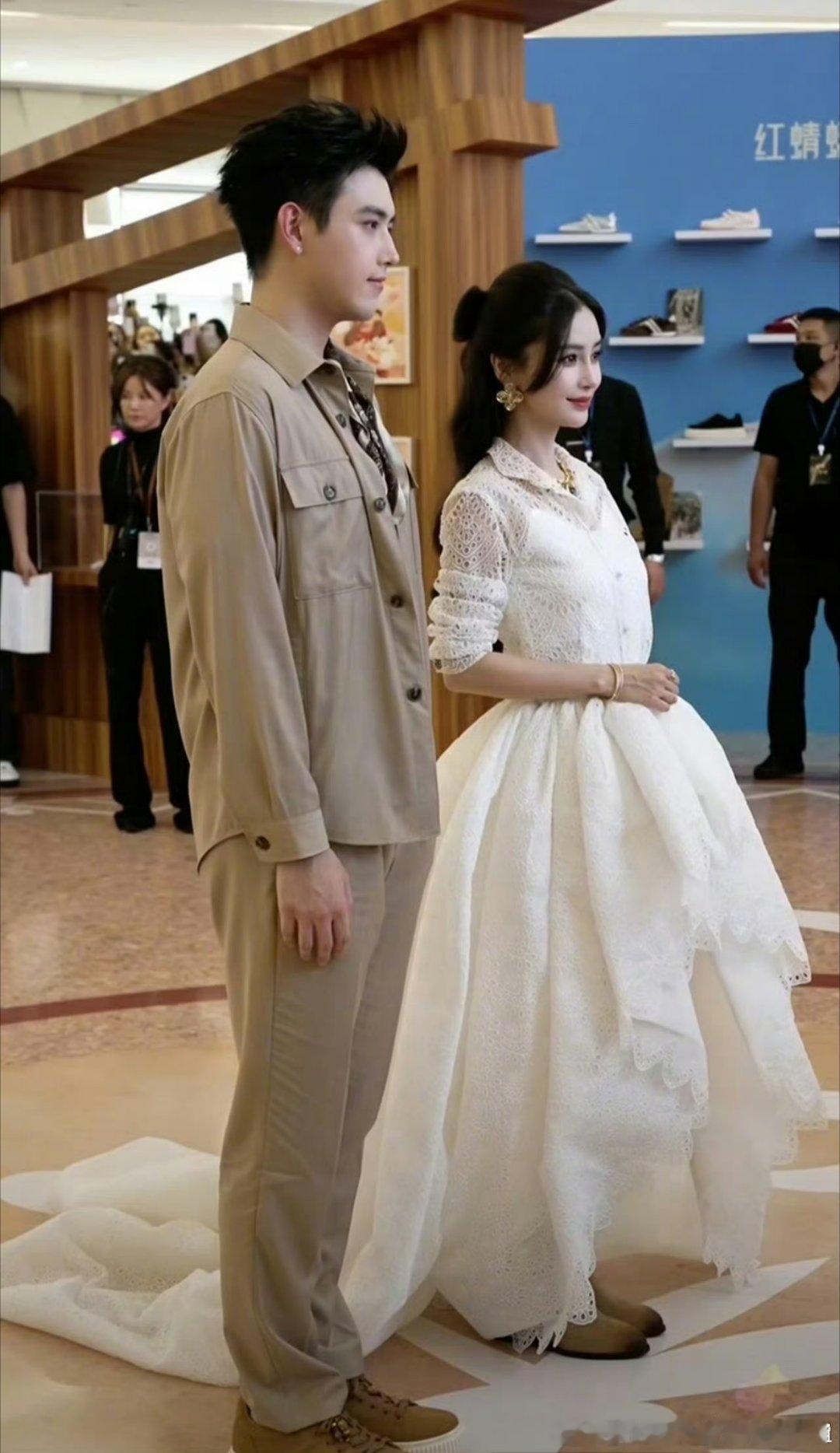 Angelababy陈飞宇杭州活动baby完全女神来了 