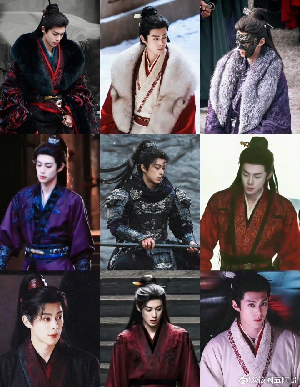 王鹤棣将门毒后造型合集 