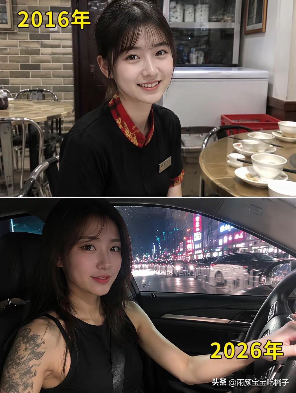 不得不说，小姐姐这变化惊呆我了！[捂脸]