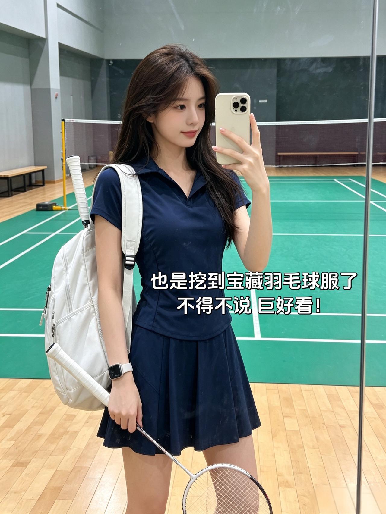 也是挖到宝藏羽毛球服了
不得不说 巨好看！