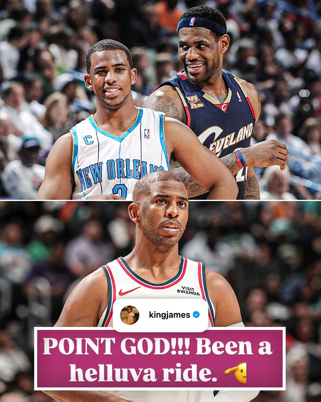 詹姆斯致敬老炮：一段难忘的旅程！ 