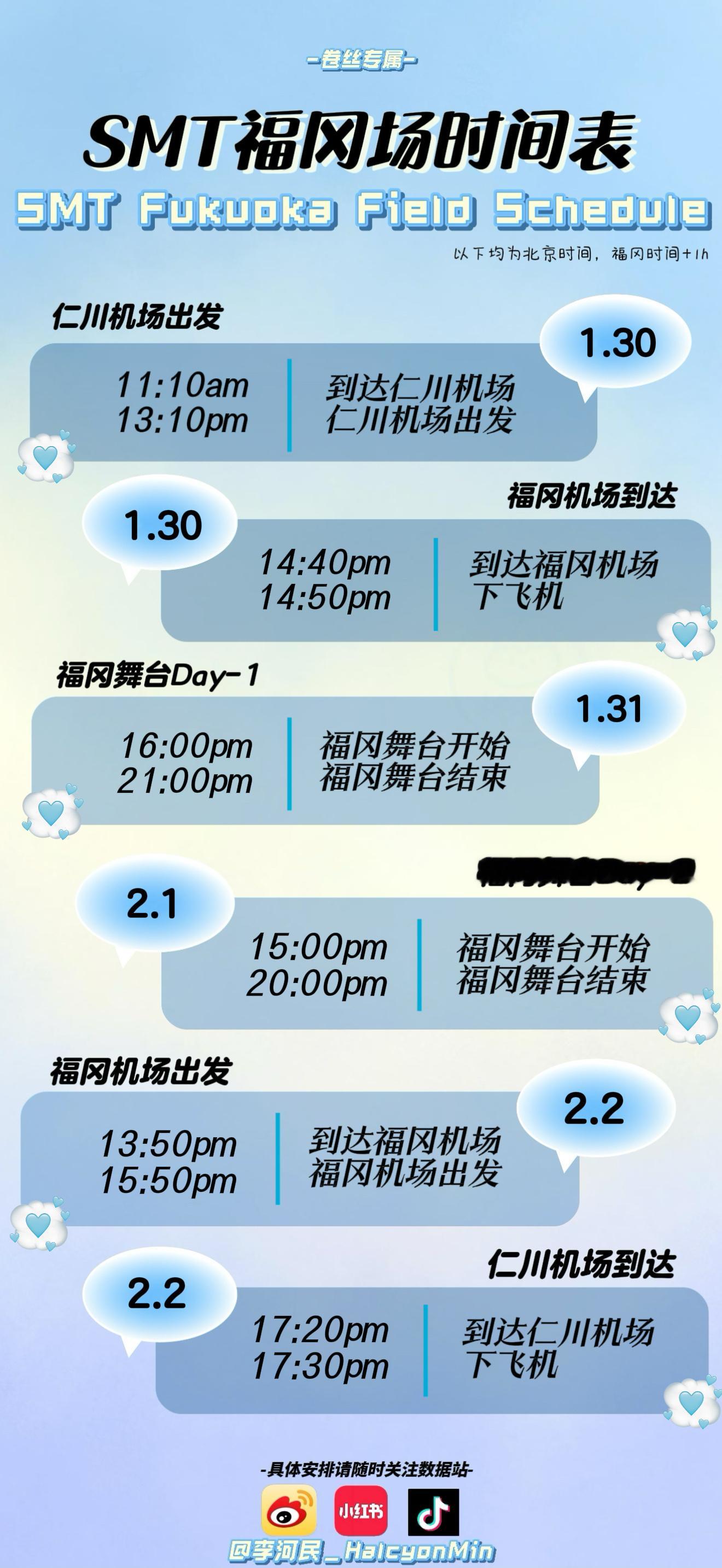 活动接踵而至，六天不到即将迎来李河民开年首舞台福冈场的亮相，发自肺腑来说，按现在