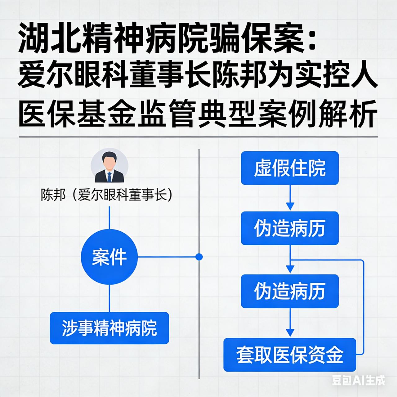 爱尔眼科董事长陈邦旗下精神病院涉嫌大规模骗保

爱尔眼科“掌舵人”陈邦深陷骗保漩
