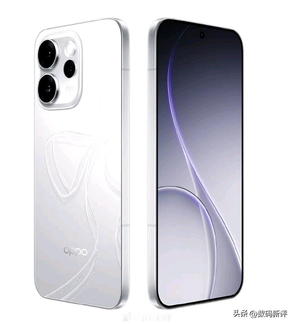 OPPOReno15系列真机照[思考]还是白色版本更好看吧？还是果味十足啊，直屏