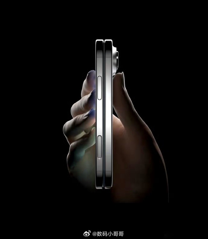 iPhoneFold再曝渲染图，颜值先放一边，单看这设计只能说一般～外观果然和网