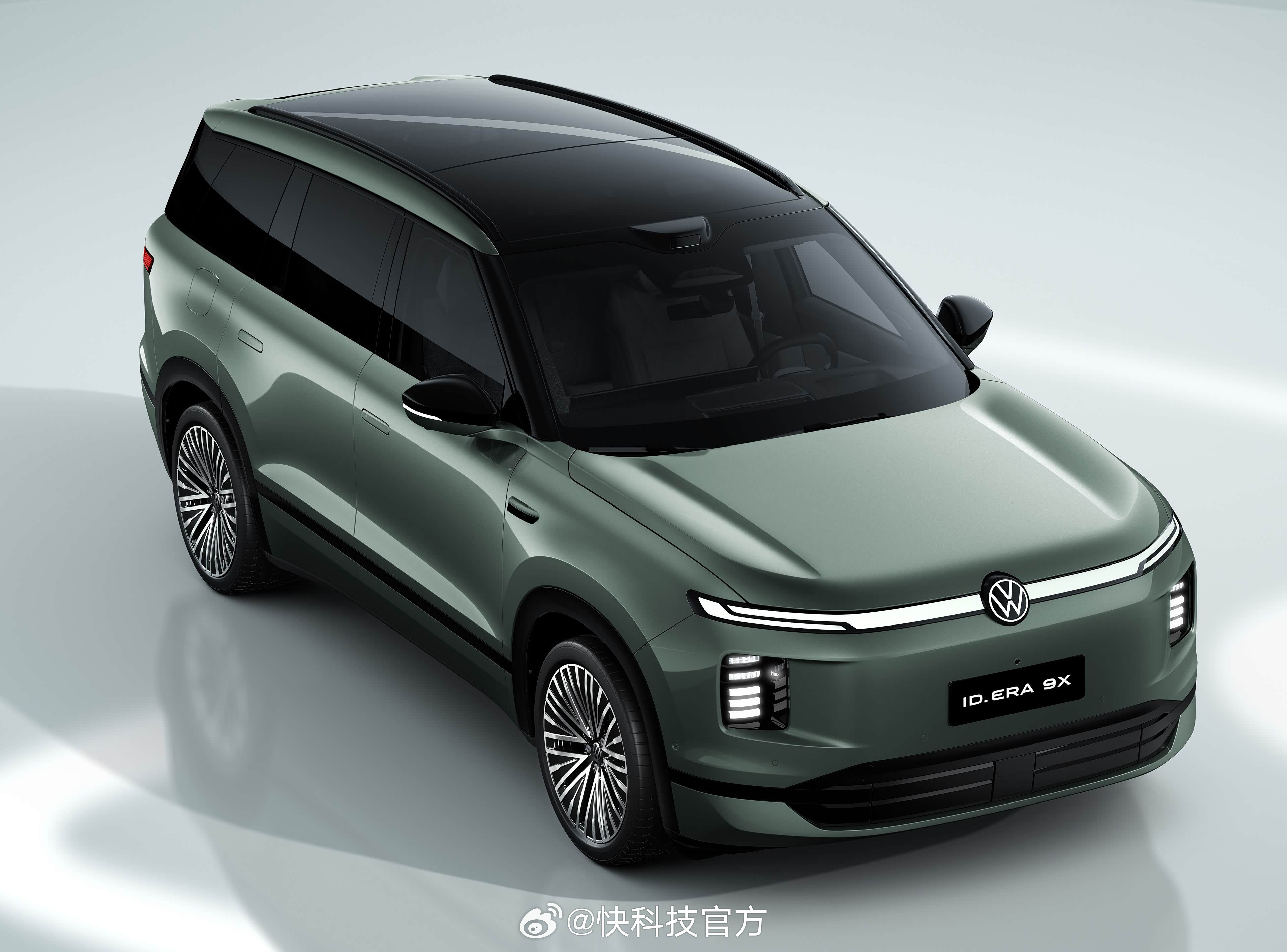 【上汽大众ID. ERA 9X量产下线：行业首发木纹魔术屏 比国产新势力还科幻】