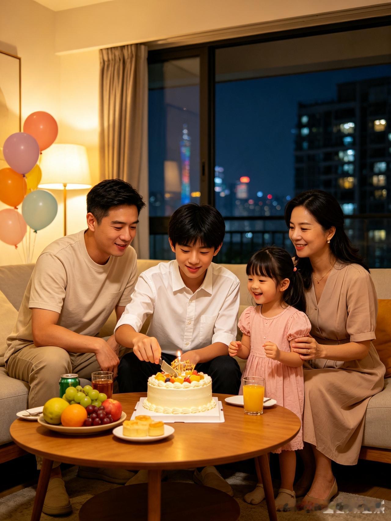 养儿子与养女儿的区别之第二篇。

1.过生日

儿子基本不爱过生日。

每次他过