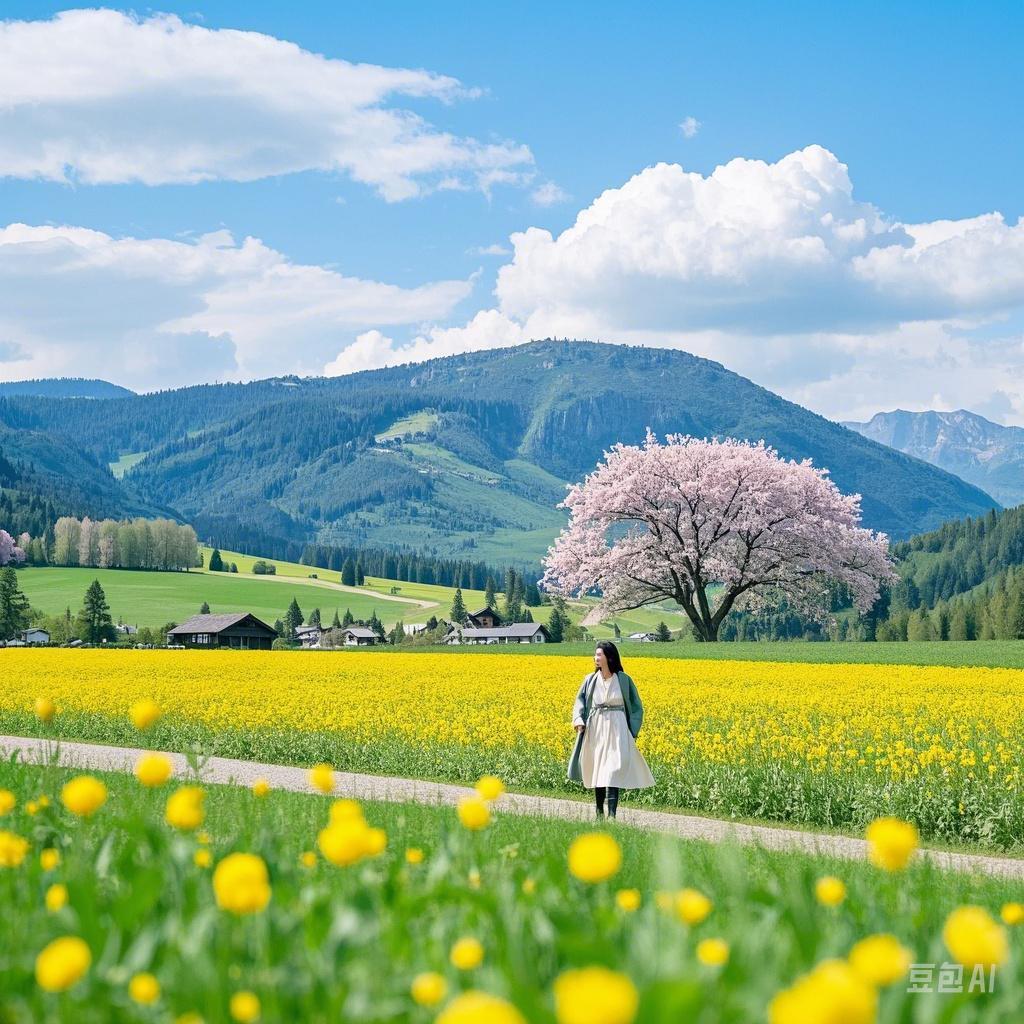 一、南北齐绽：顶流赏花地引爆打卡热潮
2025年春季旅游市场迎来“报复性出游”，