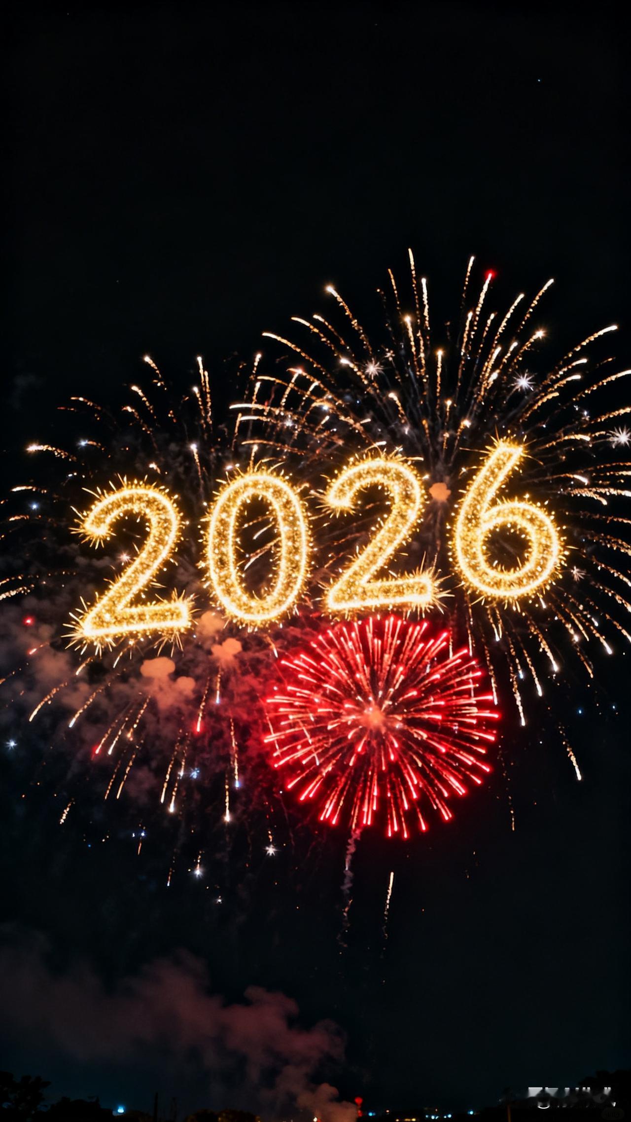 2026年元旦的凌晨，没有了绚丽的烟花，西安的钟楼显得冷冷清清，与2025年元旦