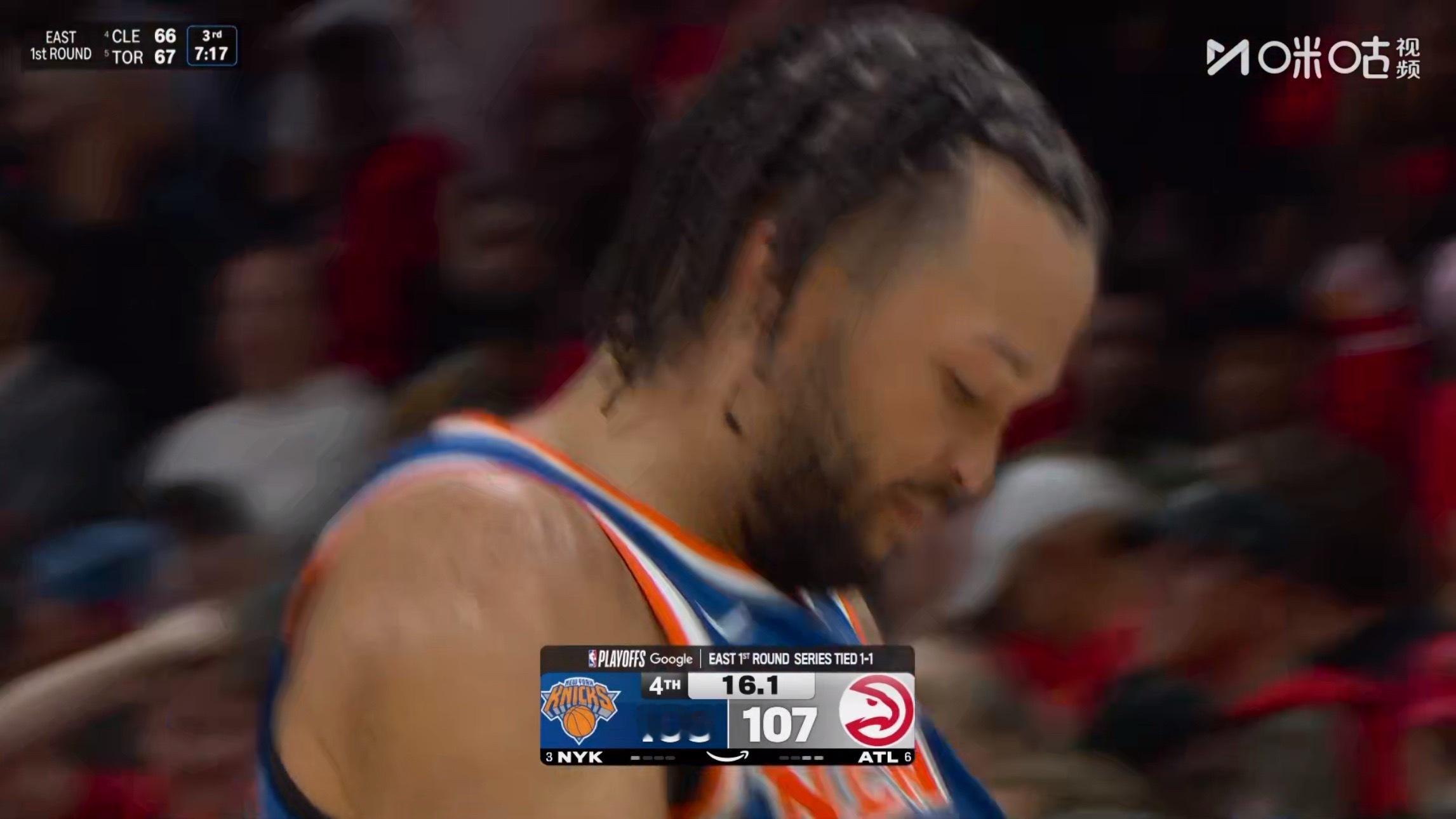 108-107，老鹰绝杀机会，还有16秒 