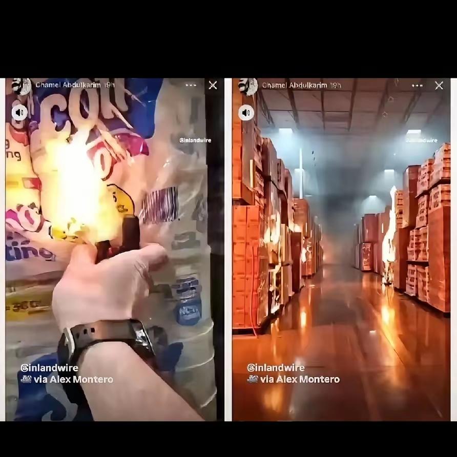 美国加州那把火烧得太绝了！29岁小伙把金佰利仓库的卫生纸、纸尿裤全烧了，还拍视频