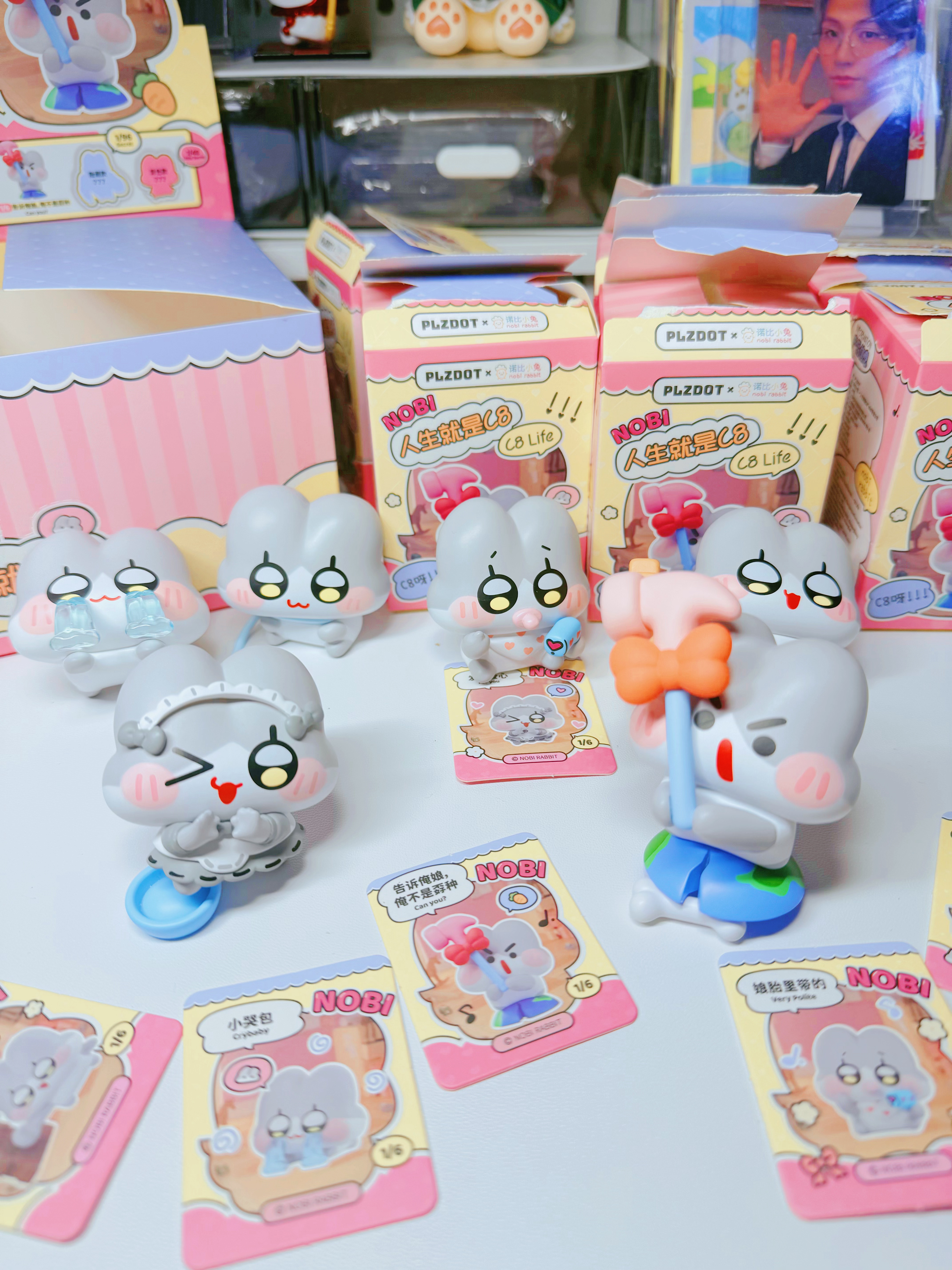 诺比小兔能不能再出盲盒！！！！这兔子真的……萌翻了 