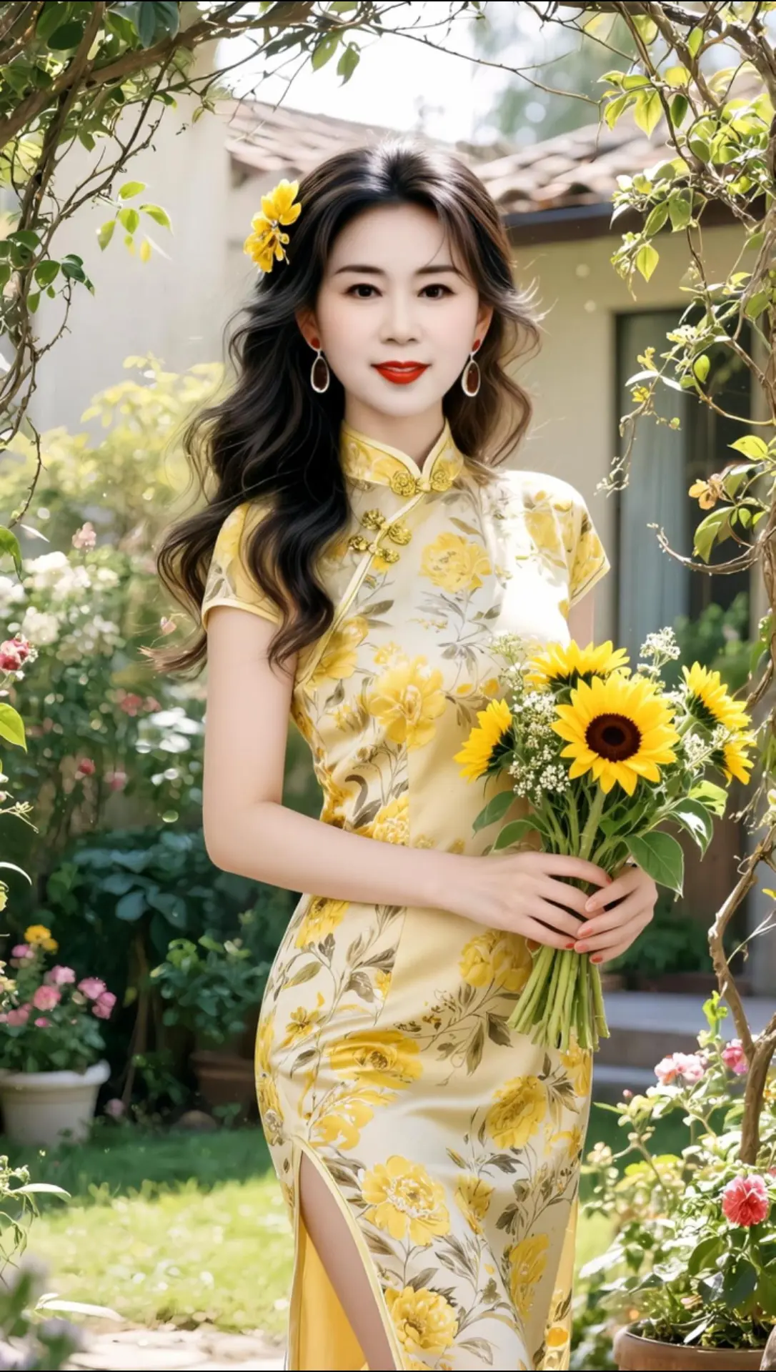 AI花园旗袍写真 随变ai随便玩