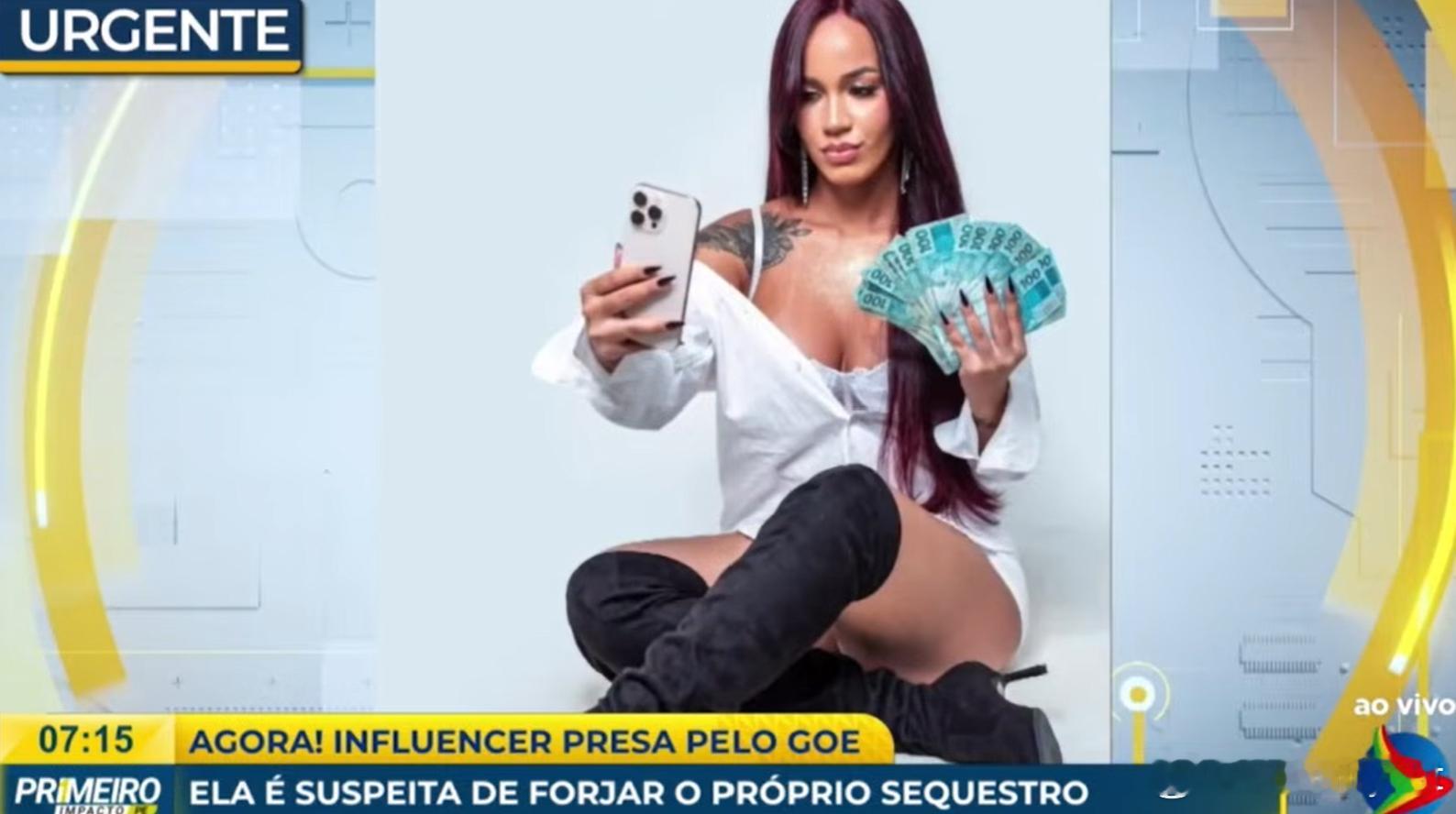 为博流量自导自演“绑架案”，巴西女网红被警方逮捕海外新鲜事 巴西一名女网红曾声称