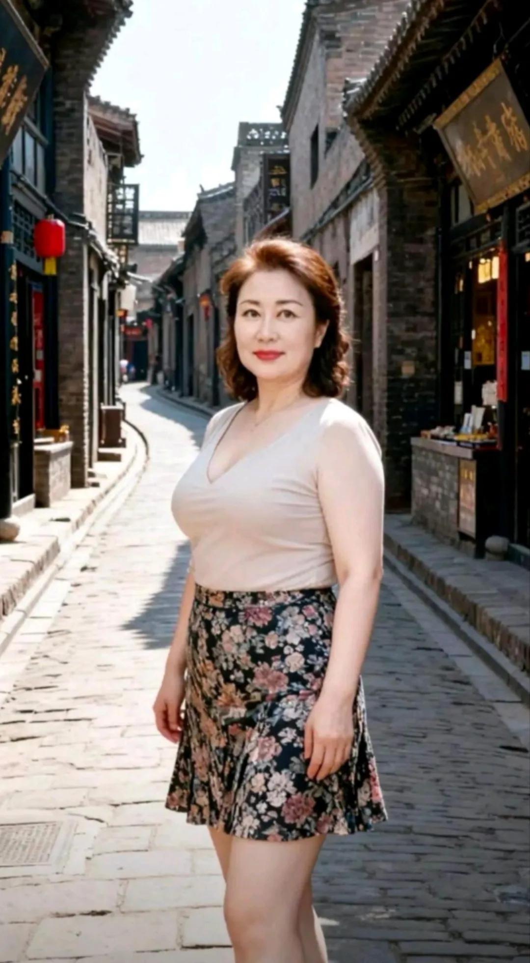 这位阿姨已经75岁了，真的看不出来啊？你们说是不是?